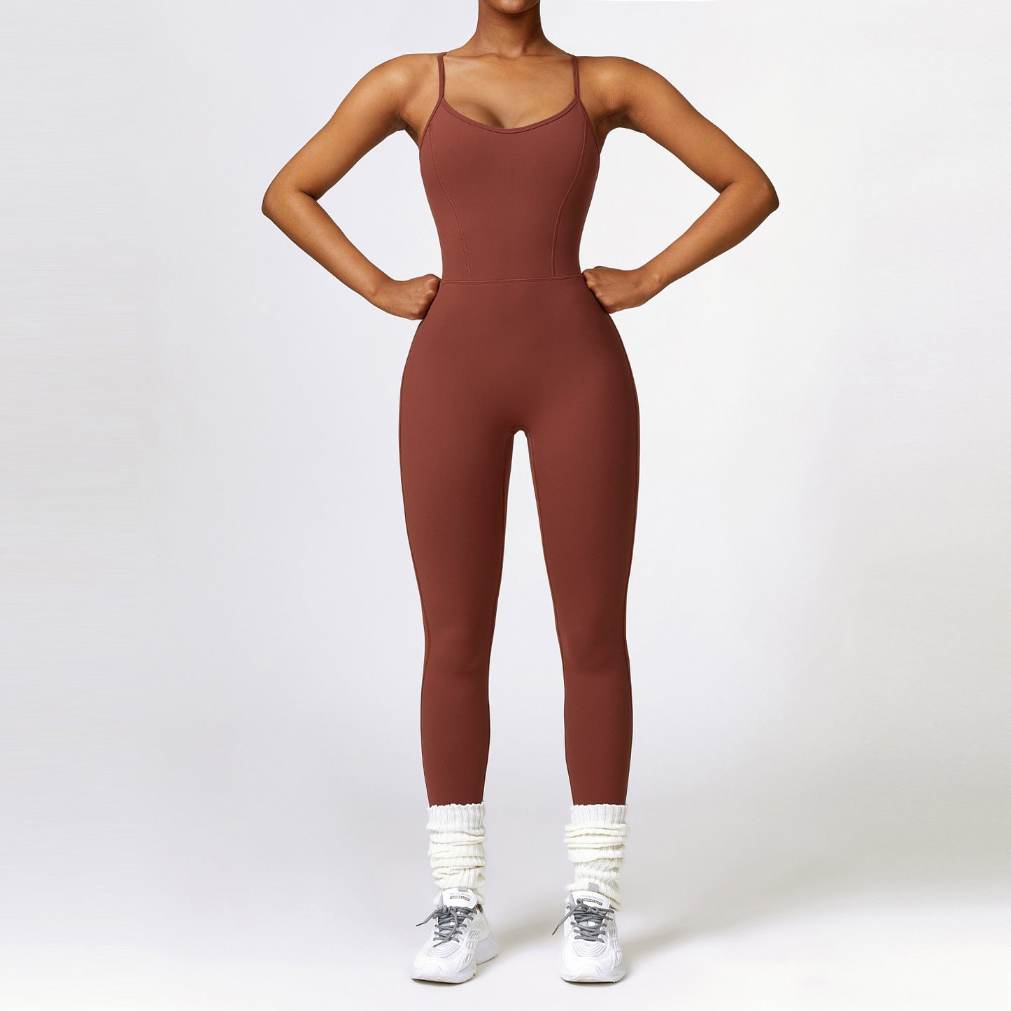 BACKLESS STRAPPY CAMI JUMPSUIT