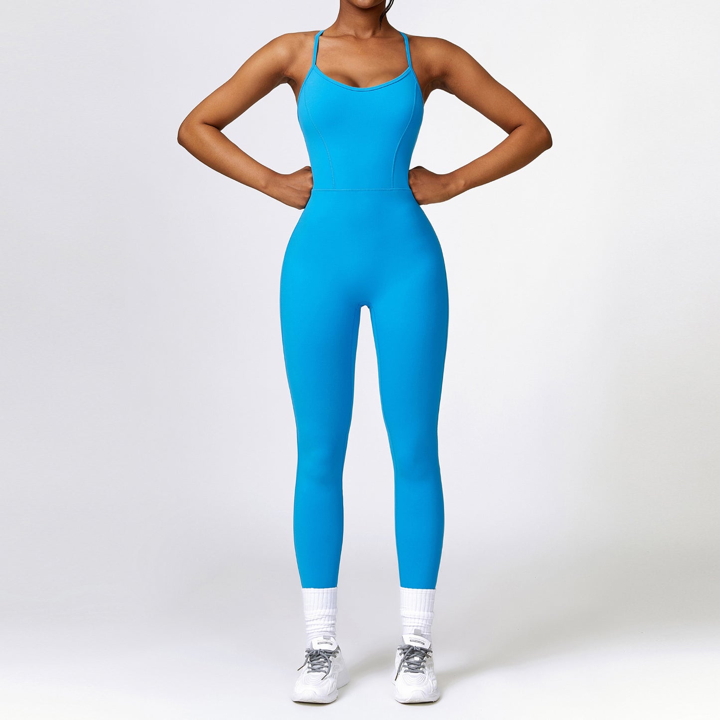BACKLESS STRAPPY CAMI JUMPSUIT