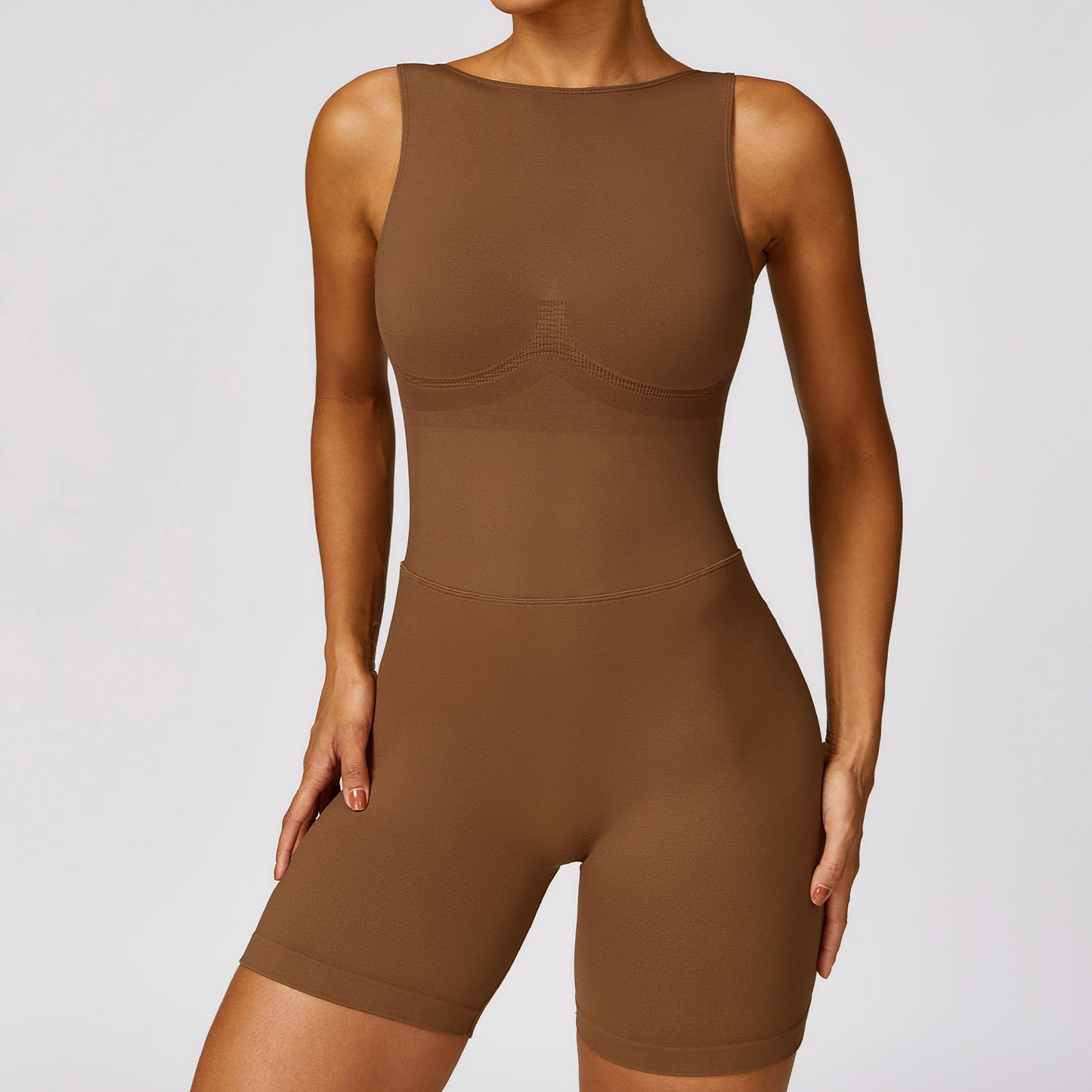 BACKLESS UNITARD BODY SCULPTING ROMPER