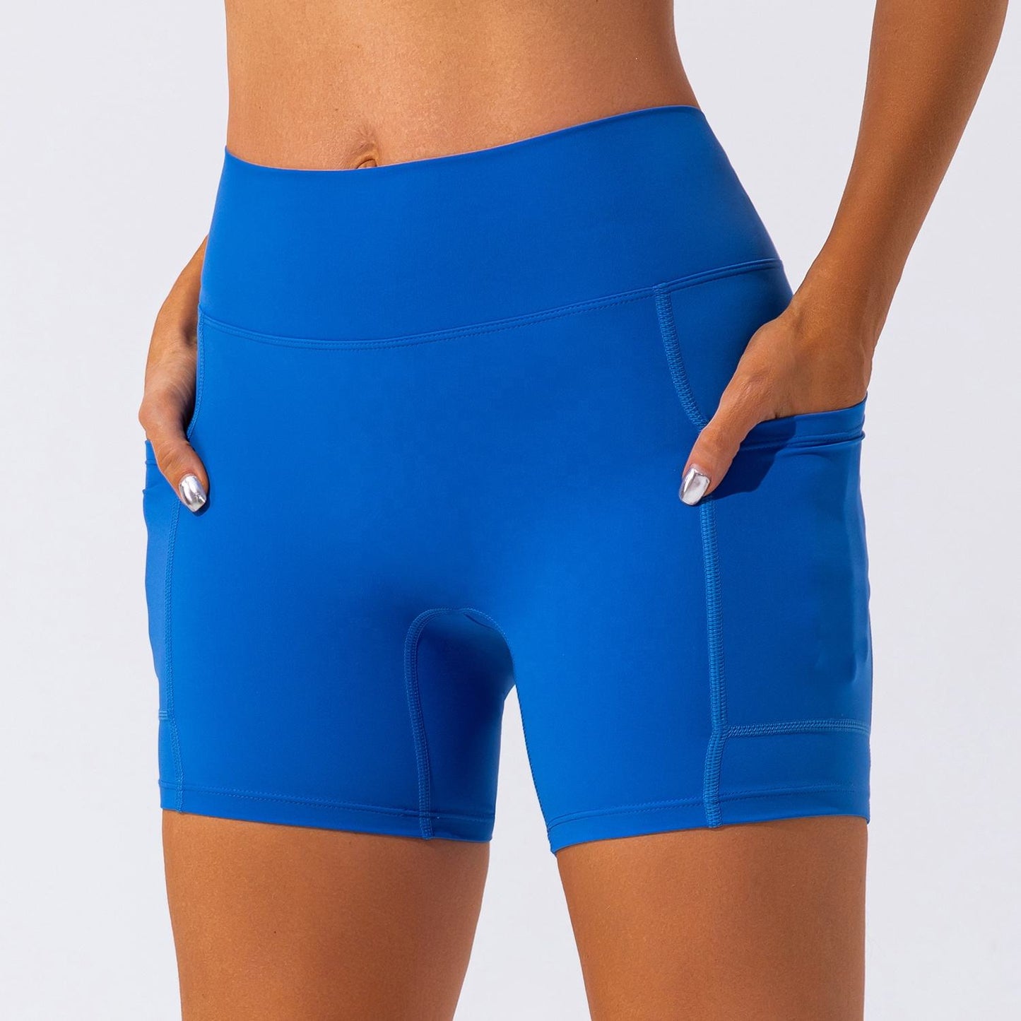 BOOTY SCULPTING BIKER SHORTS WITH POCKET