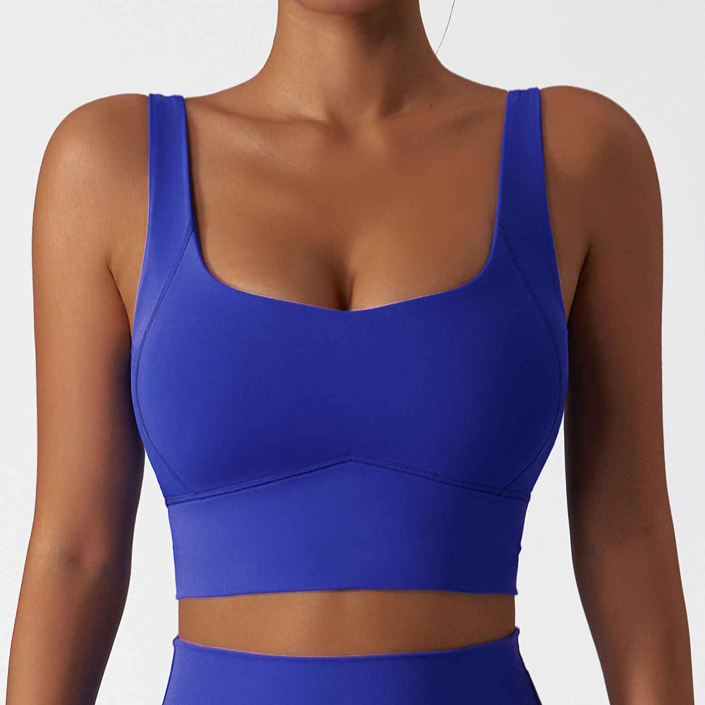 UNDERLINED SHAPING PADDED RUNNING BRA