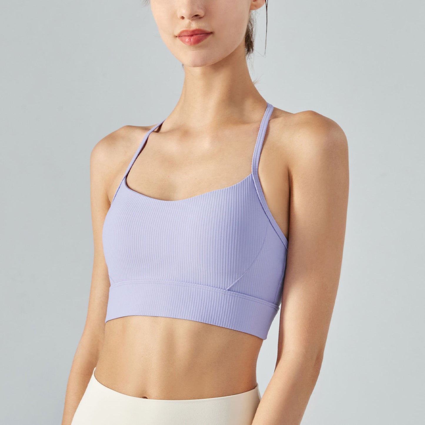 PADDED BACKLESS HALTERNECK TOP