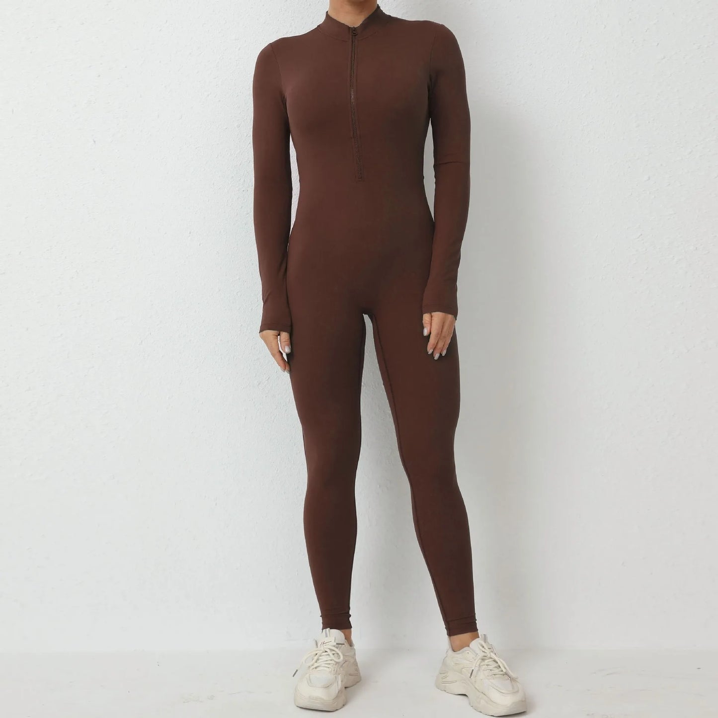 Full Sleeves Zipper Jumpsuit