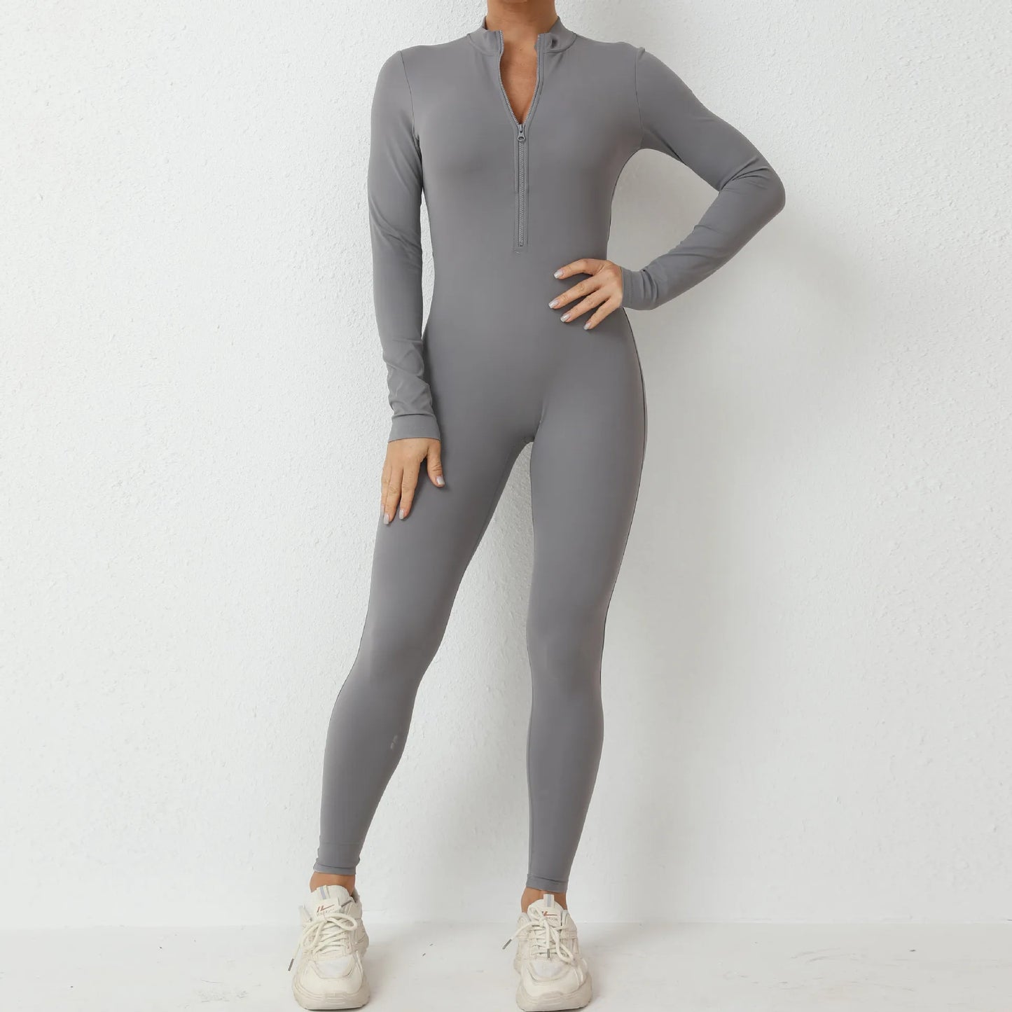 Full Sleeves Zipper Jumpsuit