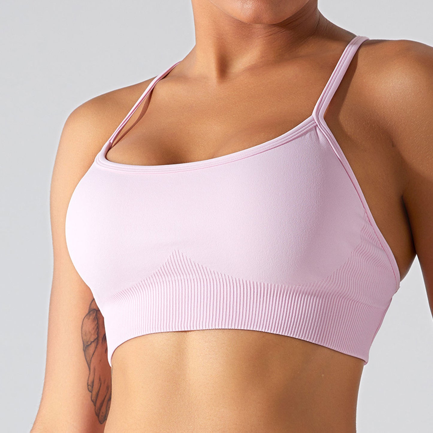 Strappy Back Padded Crop Top