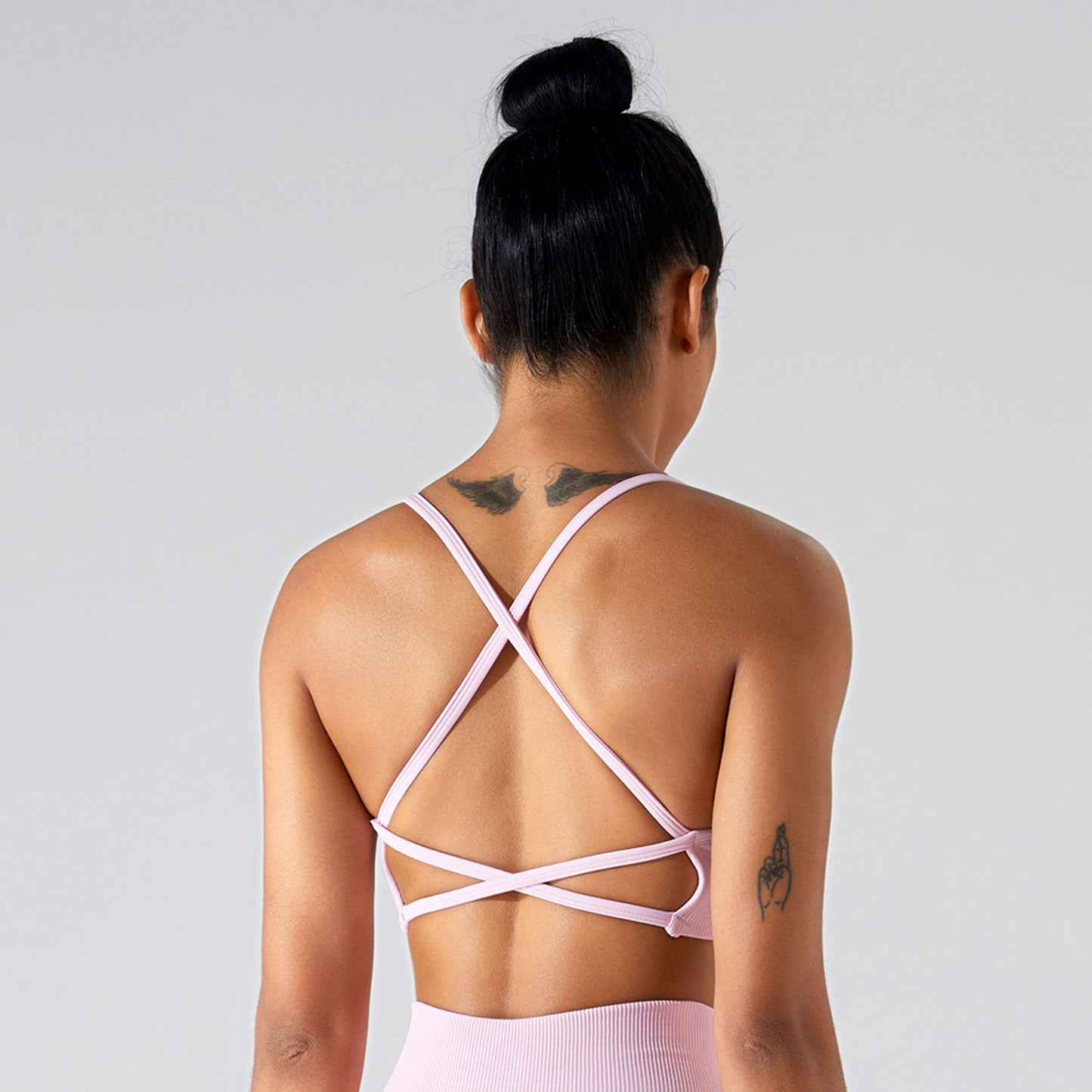 Strappy Back Padded Crop Top