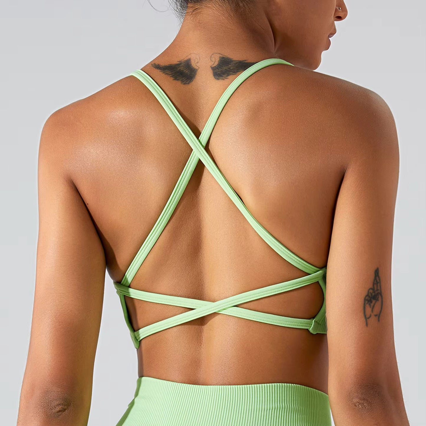 Strappy Back Padded Crop Top