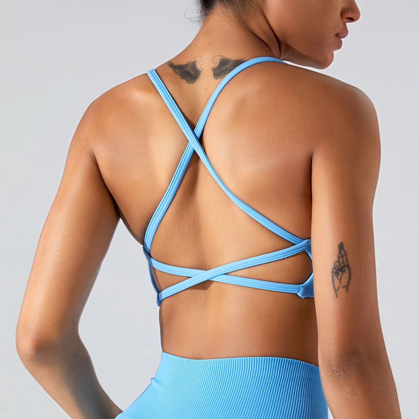 Strappy Back Padded Crop Top