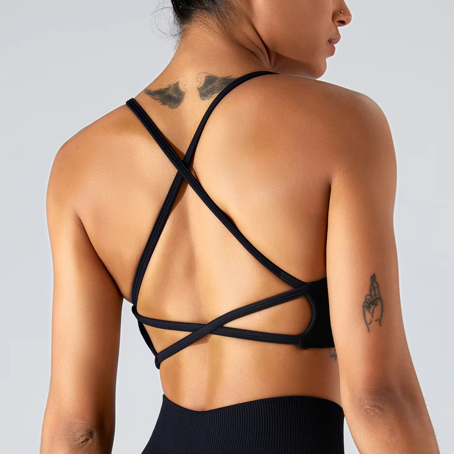 Strappy Back Padded Crop Top