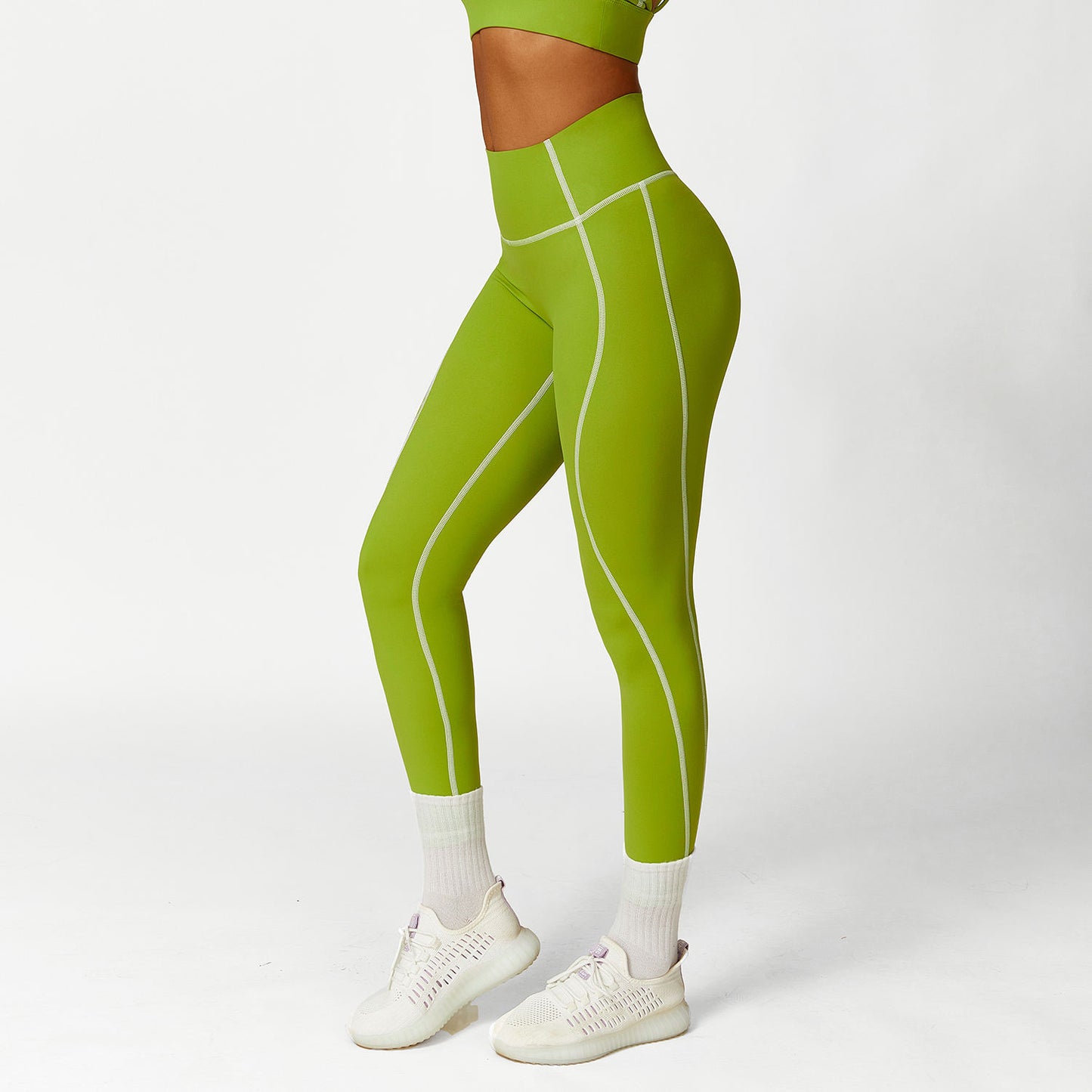 Contrast Stitch High Waist Super Soft Leggings