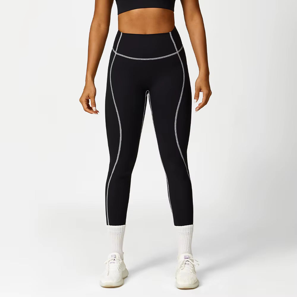 Contrast Stitch High Waist Super Soft Leggings