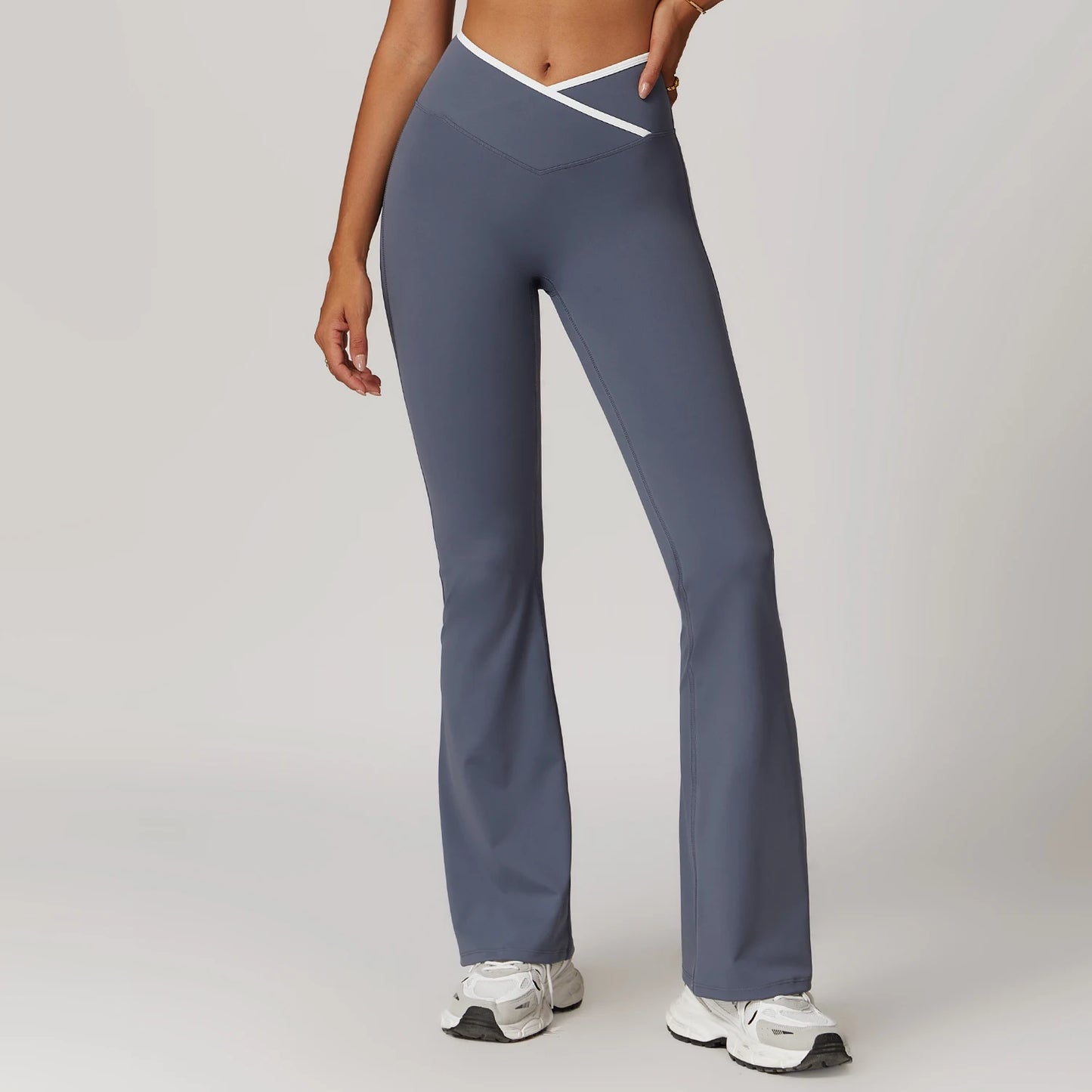Cross Contrast Binding Leggings