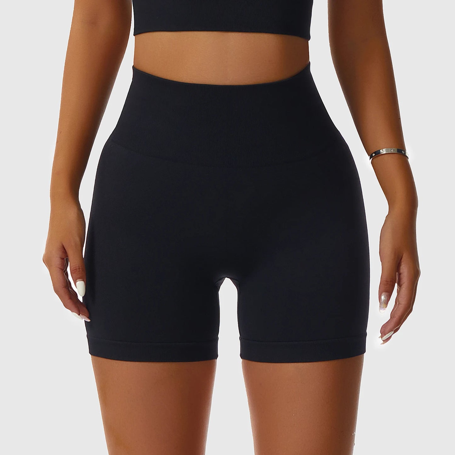SEAMLESS HIGH STRETCH HIGH WAIST SHORTS