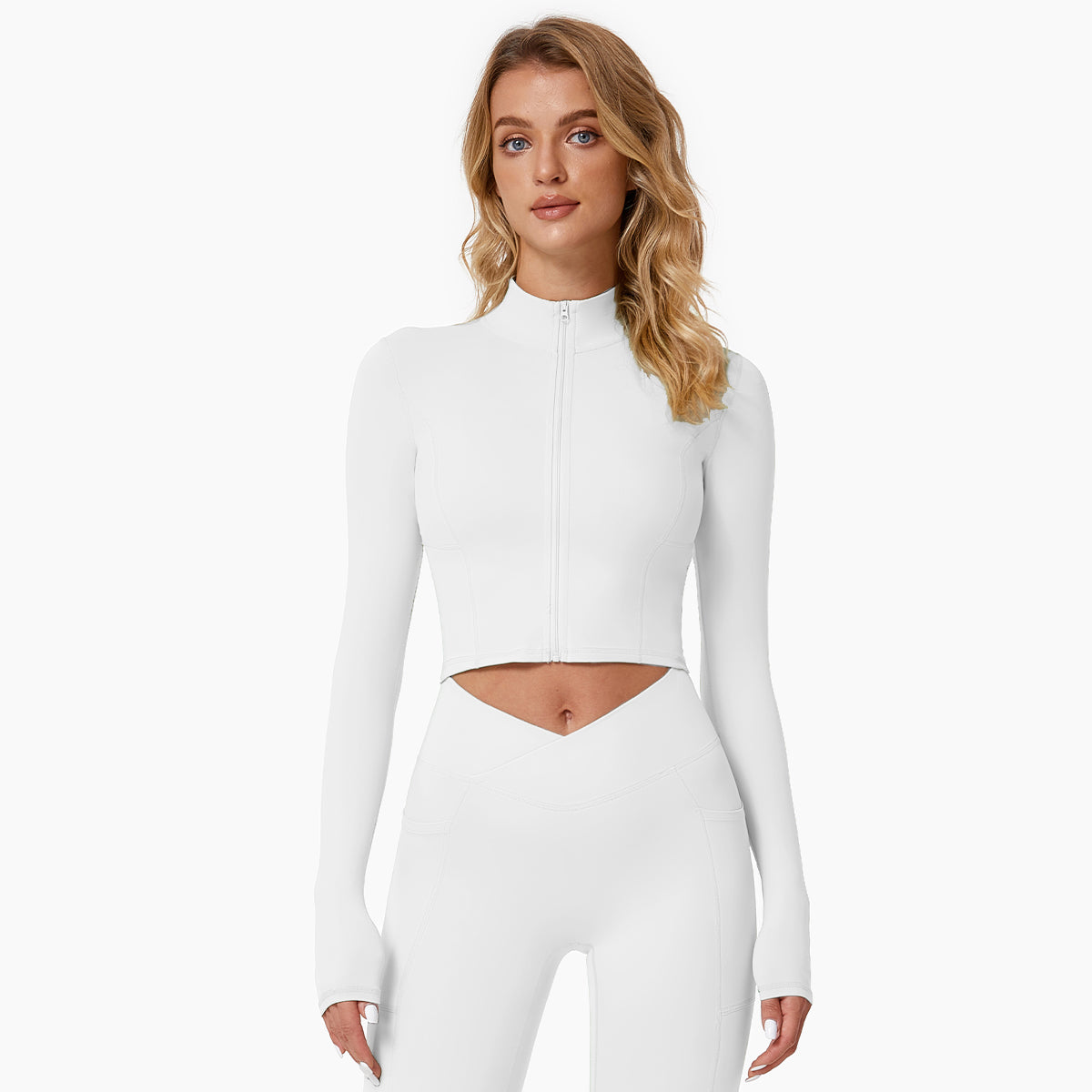 LONG SLEEVES ZIP UP RUNNING JACKET