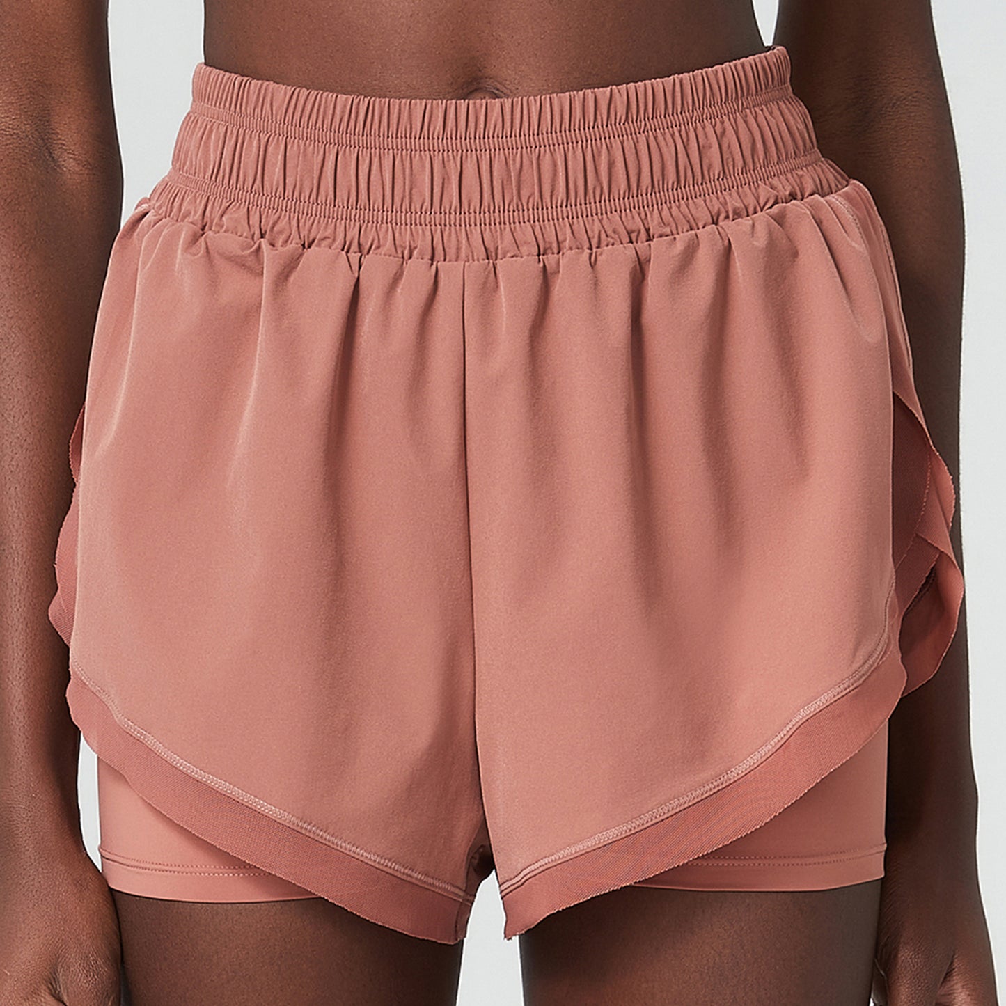 WATER REPELLENT RUNNING SHORTS WITH LINING