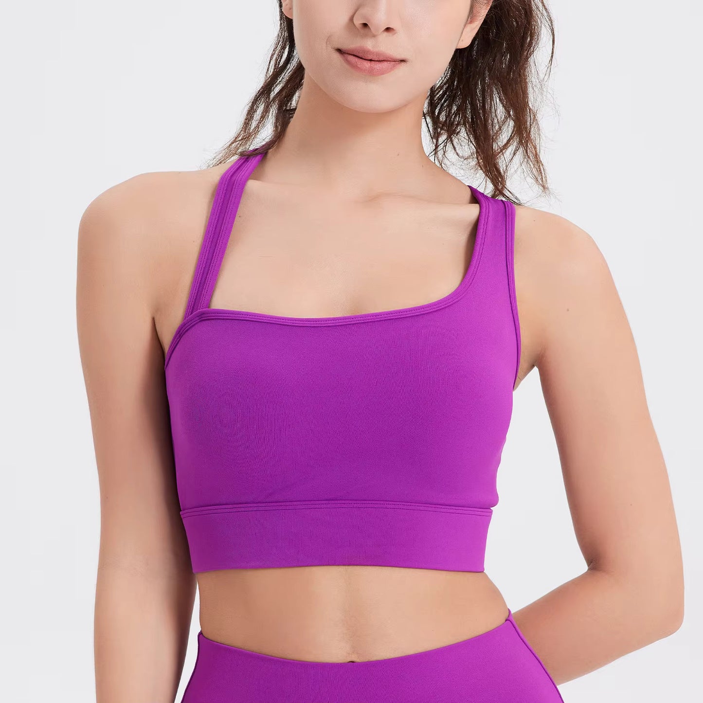 Back Cutout Cami Padded Crop Top