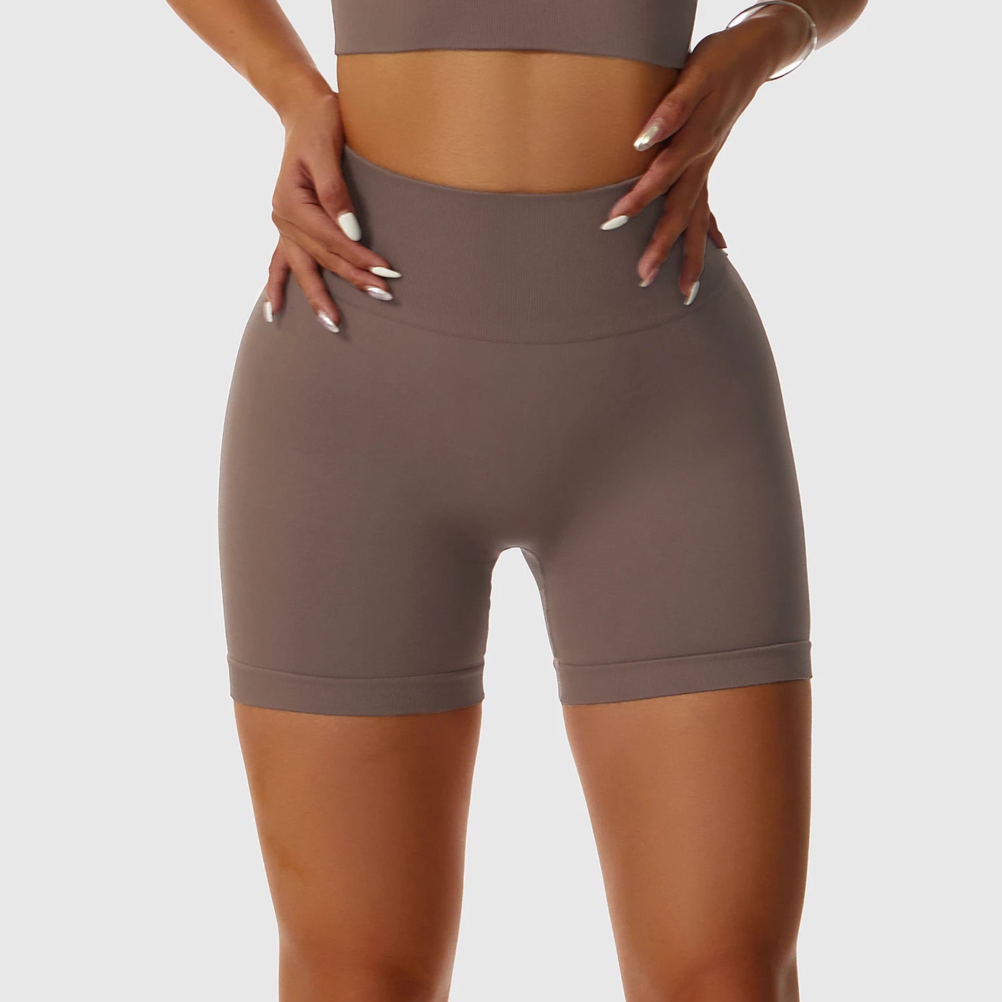 SEAMLESS HIGH STRETCH HIGH WAIST SHORTS