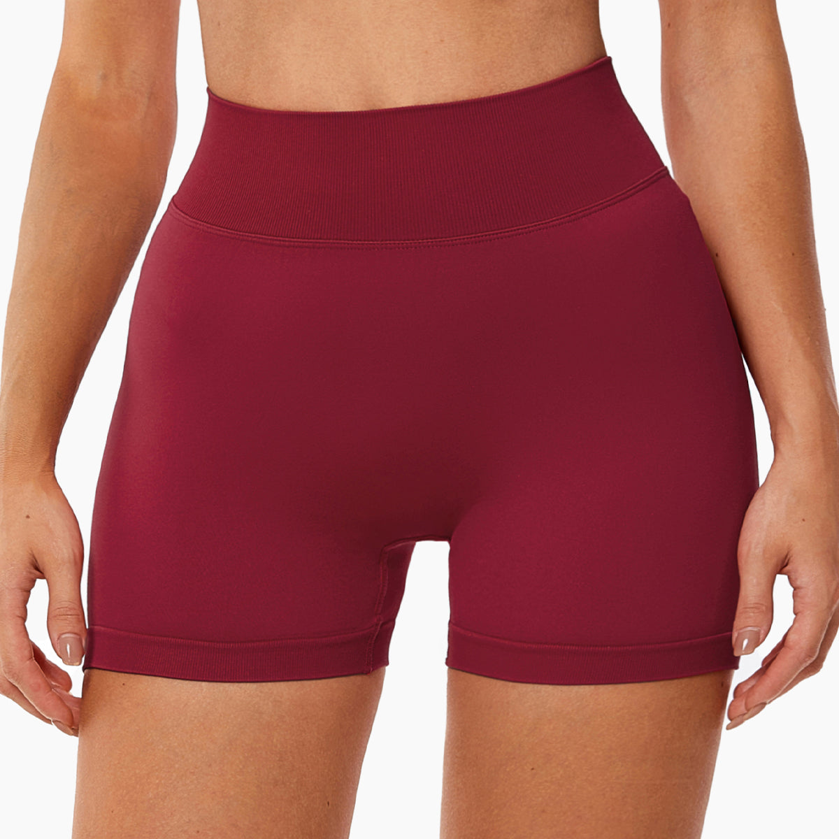 SEAMLESS BACK V WAIST BOOTY CINCHED SHORTS