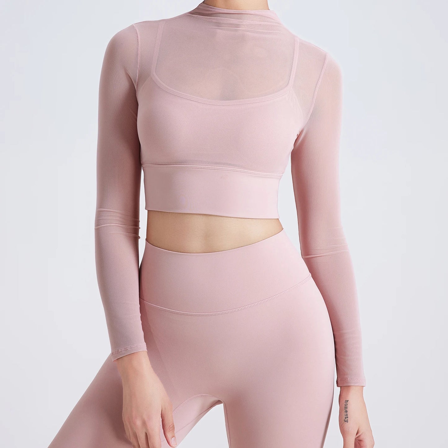 LONG SLEEVES WITH CHEST PAD MESH TOP