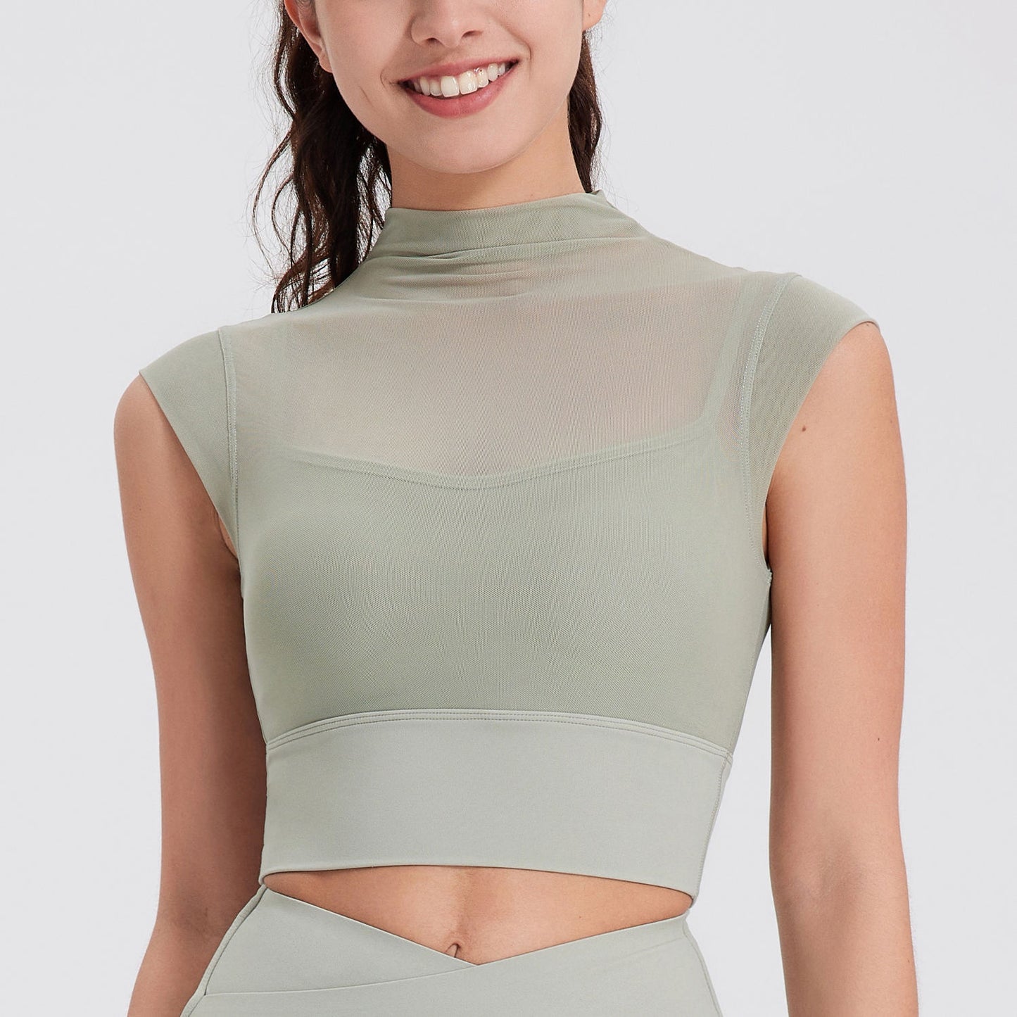 FLYING SLEEVLESS QUICK DRYING PADDED SPORTS TOP