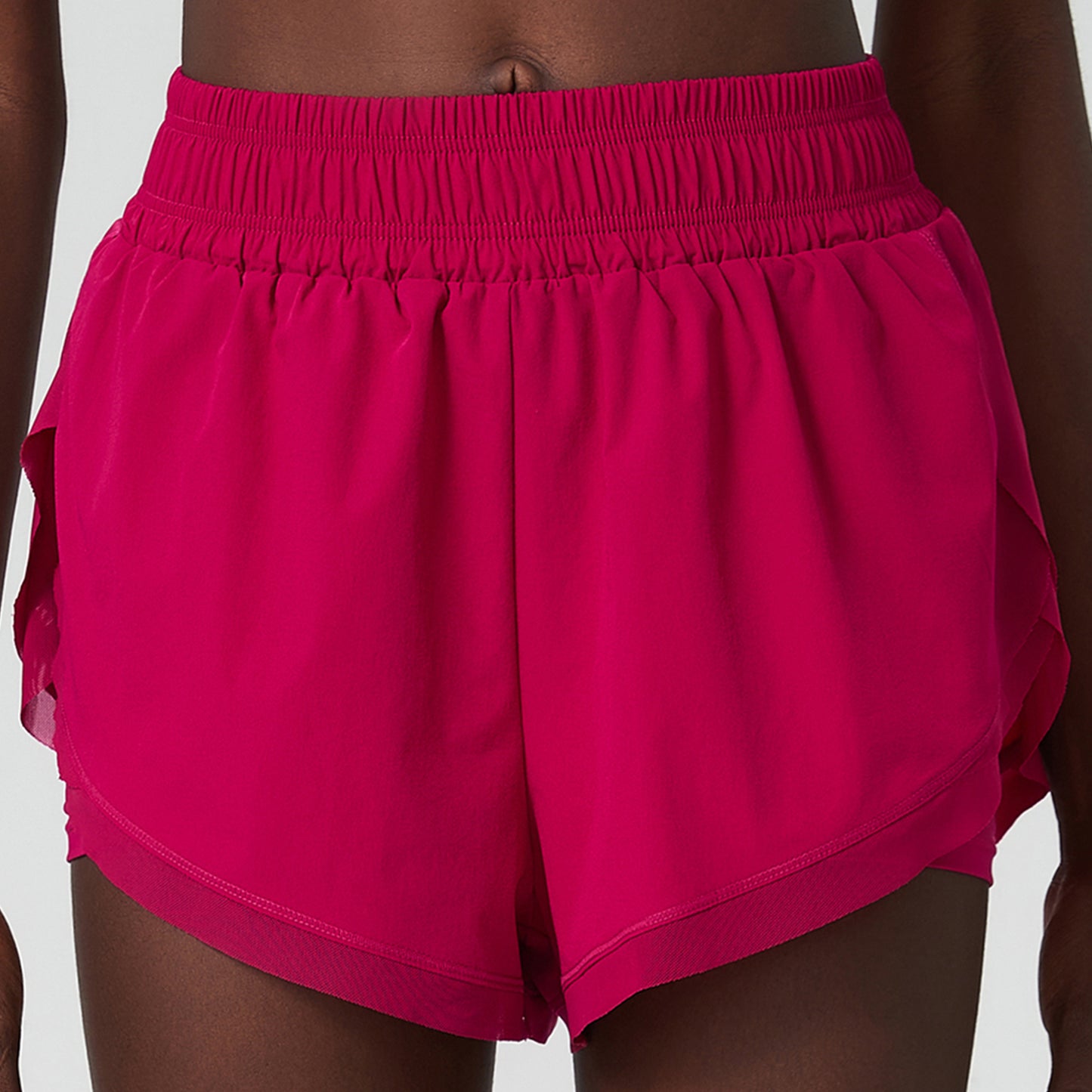 WATER REPELLENT RUNNING SHORTS WITH LINING
