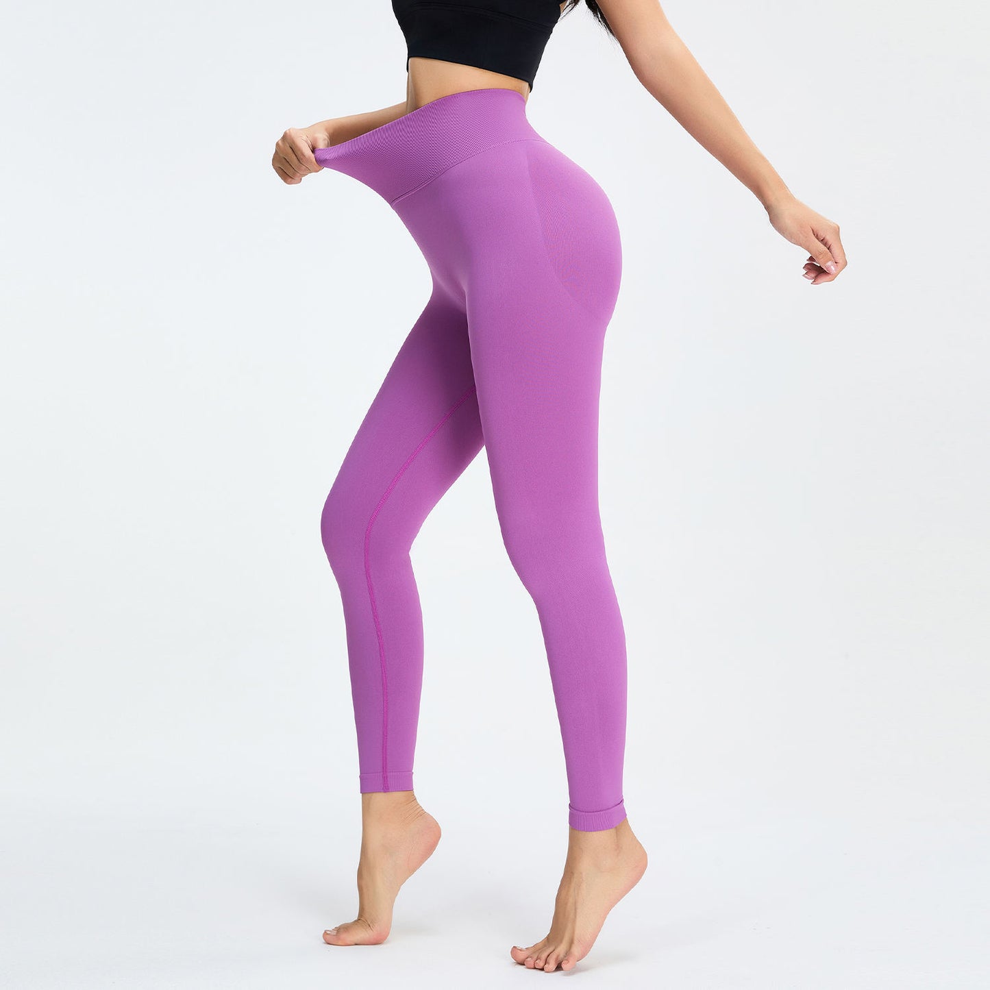 HIGH WAIST BOOTY SCULPTING SEAMLESS LEGGINGS