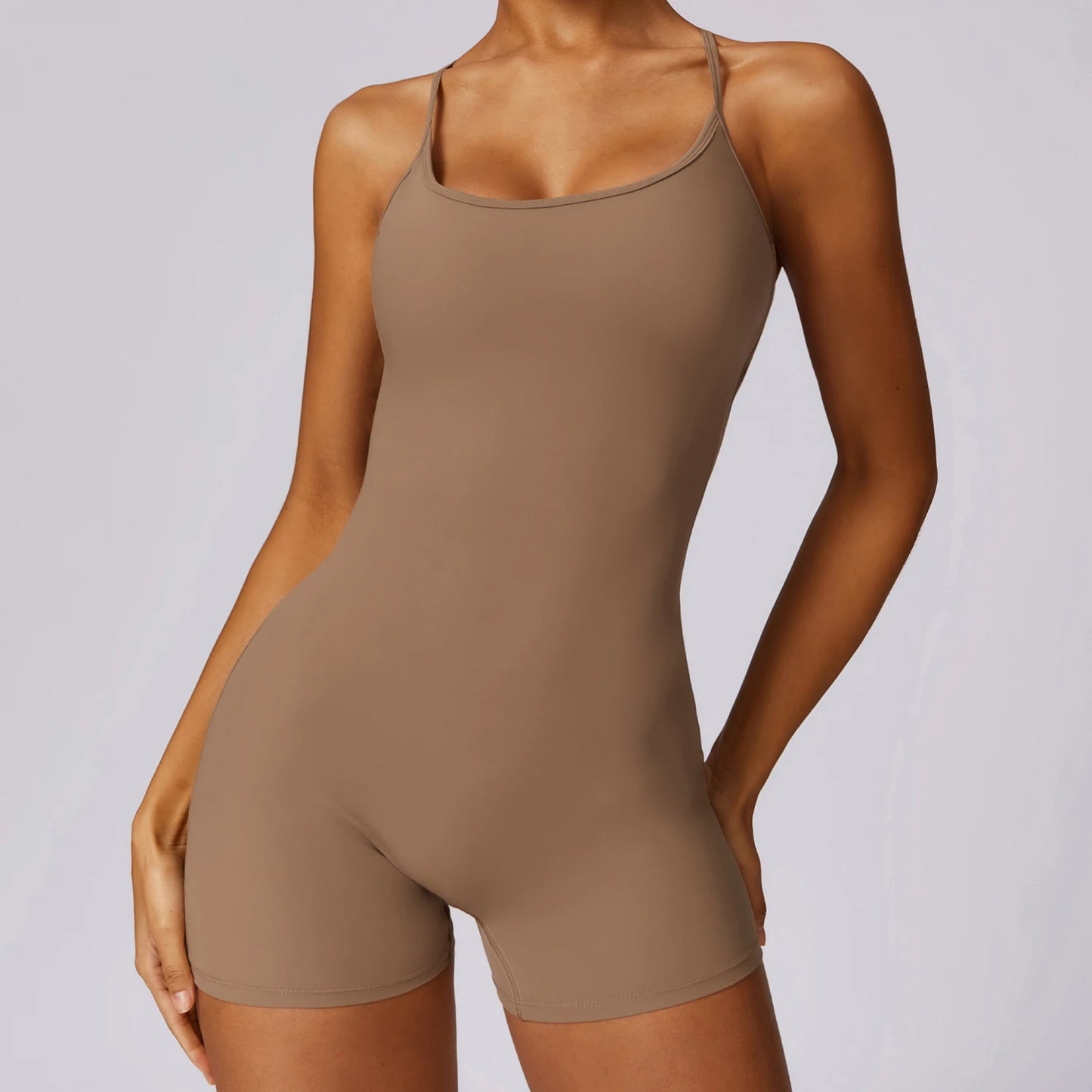 QUICK DRYING CAMI BACKLESS JUMPSUIT