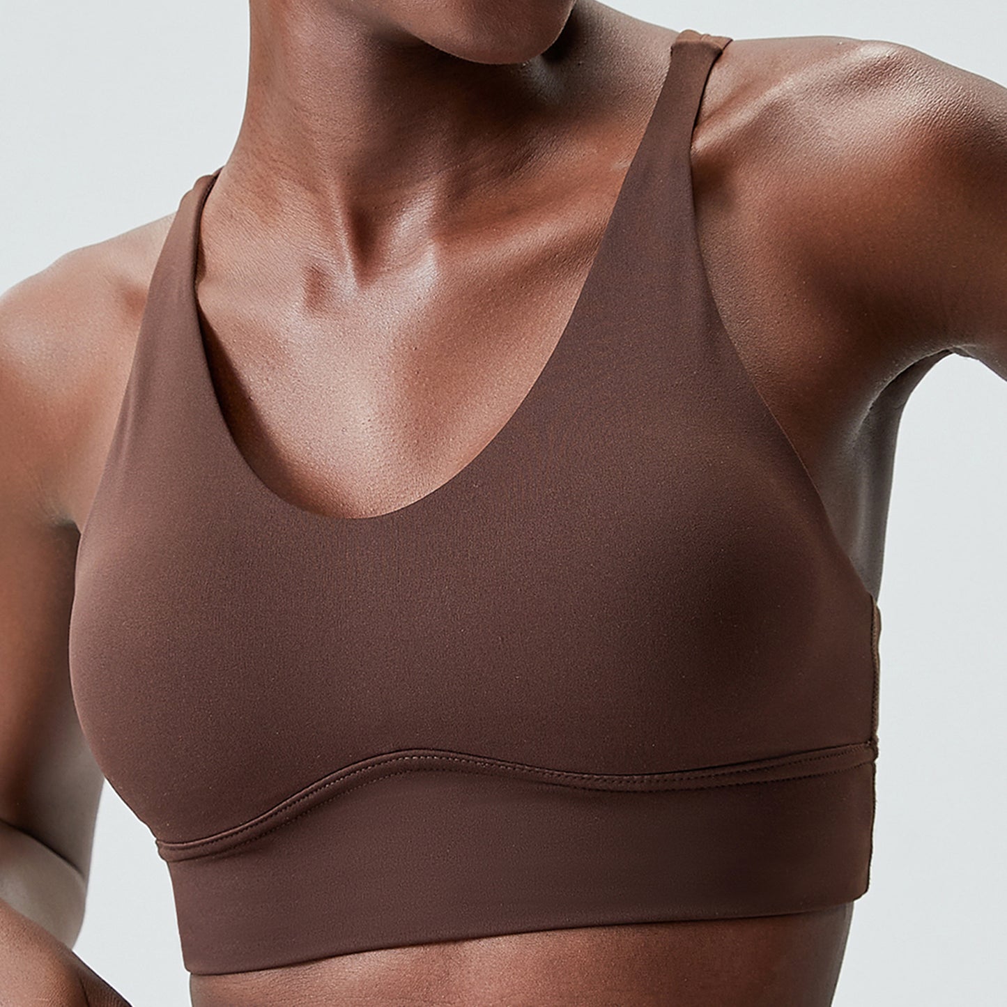 Cross Back Padded Cami Crop Top