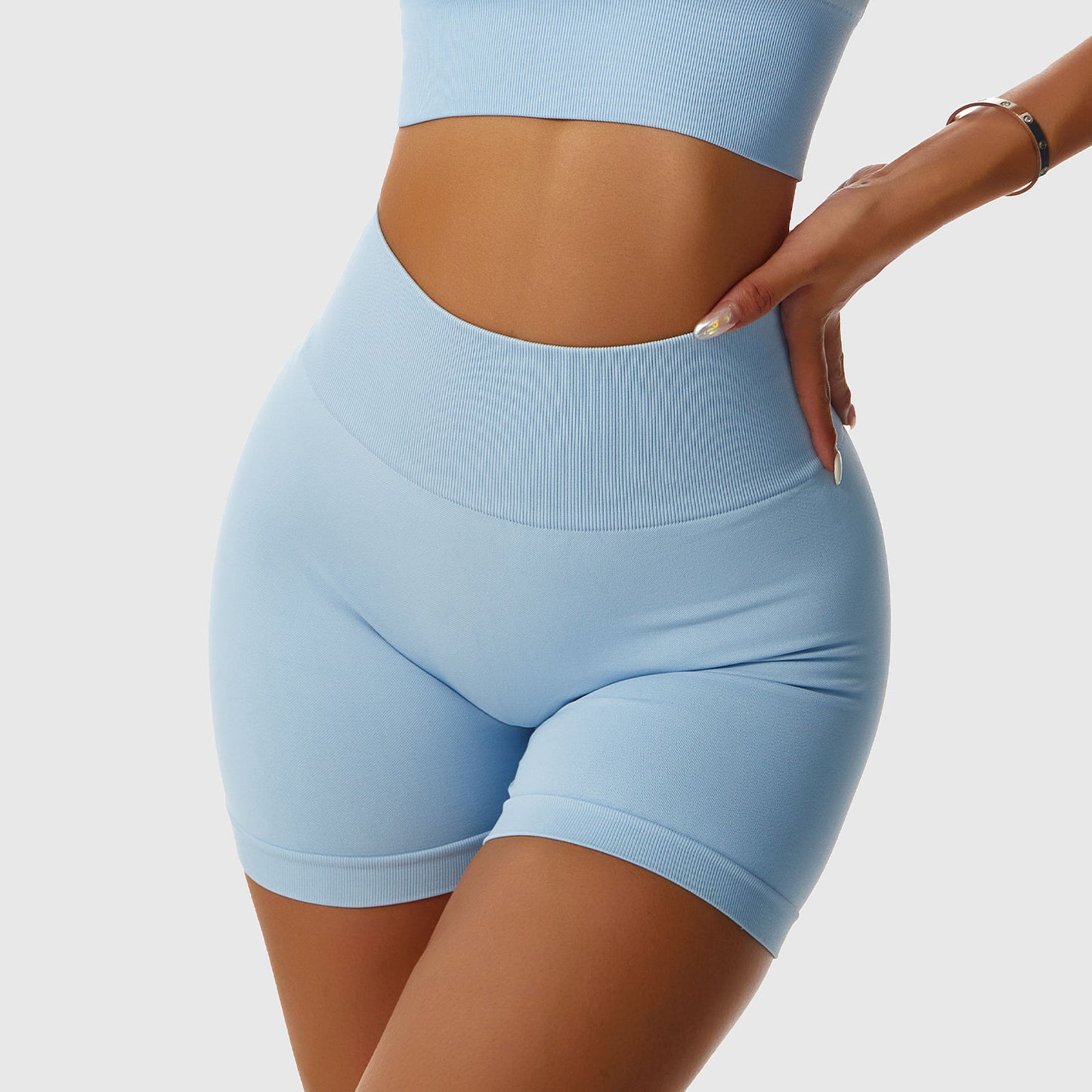 SEAMLESS HIGH STRETCH HIGH WAIST SHORTS