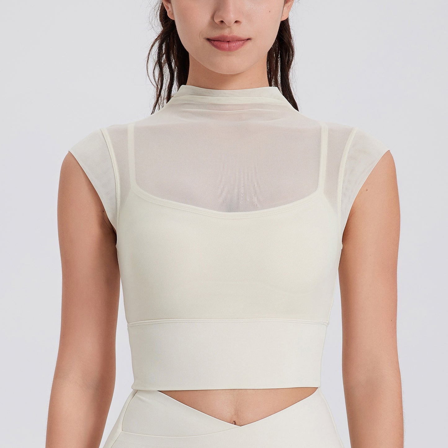 FLYING SLEEVLESS QUICK DRYING PADDED SPORTS TOP