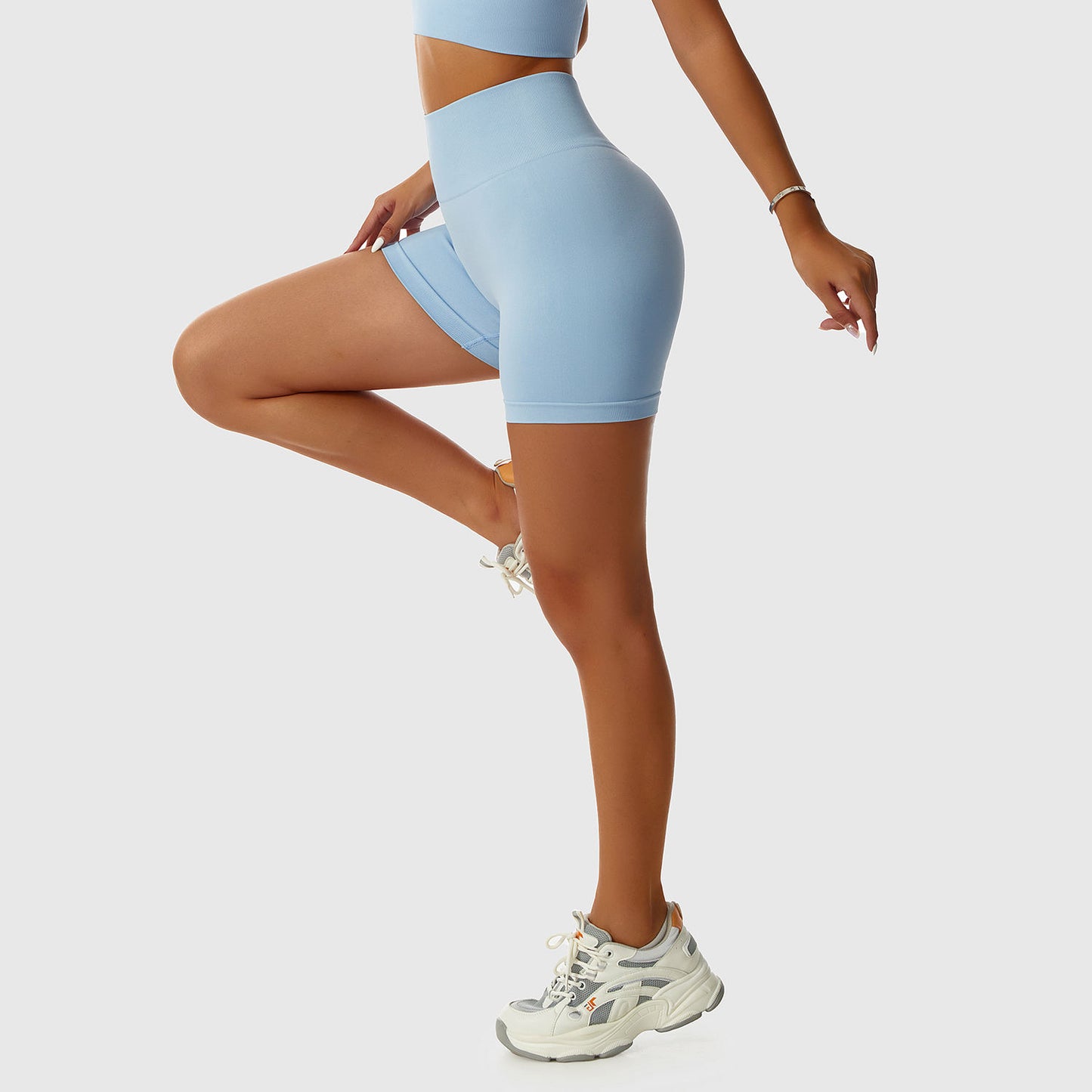 SEAMLESS HIGH STRETCH HIGH WAIST SHORTS