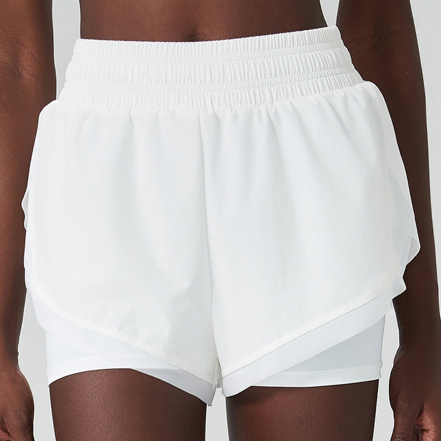 WATER REPELLENT RUNNING SHORTS WITH LINING