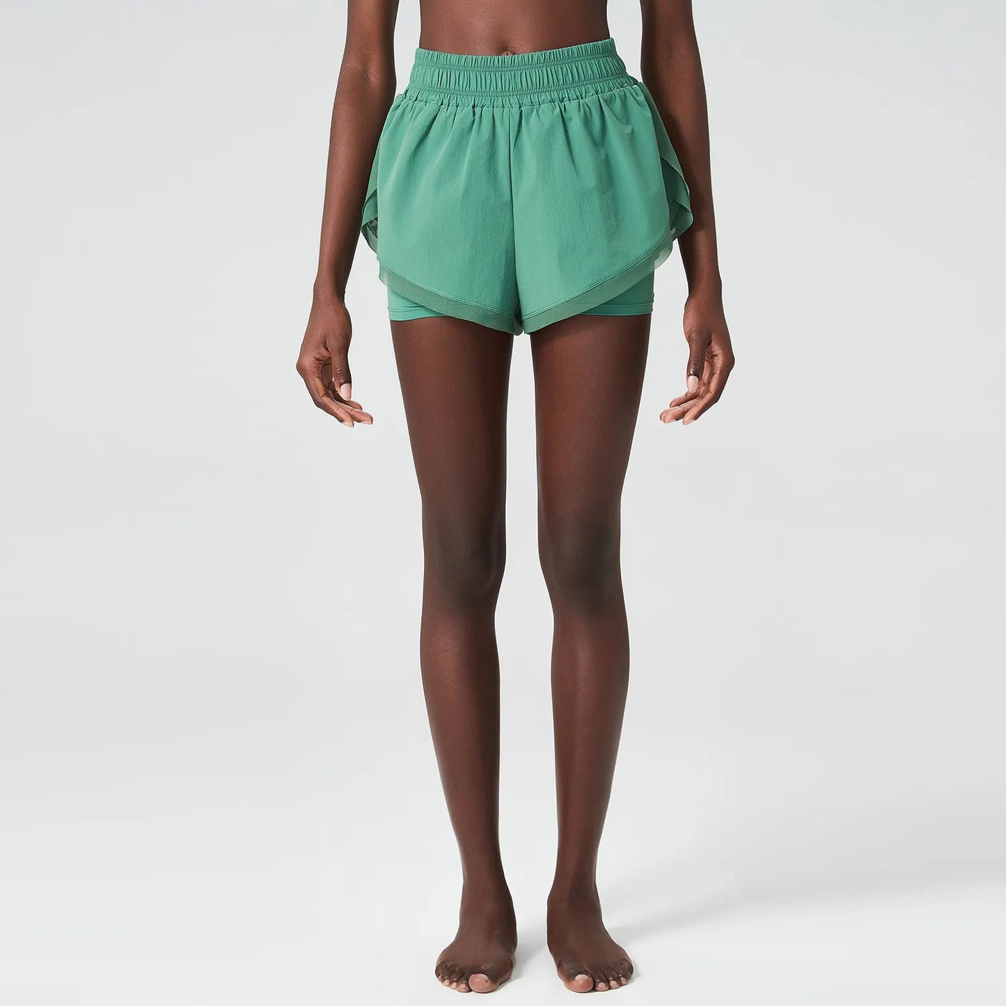 WATER REPELLENT RUNNING SHORTS WITH LINING