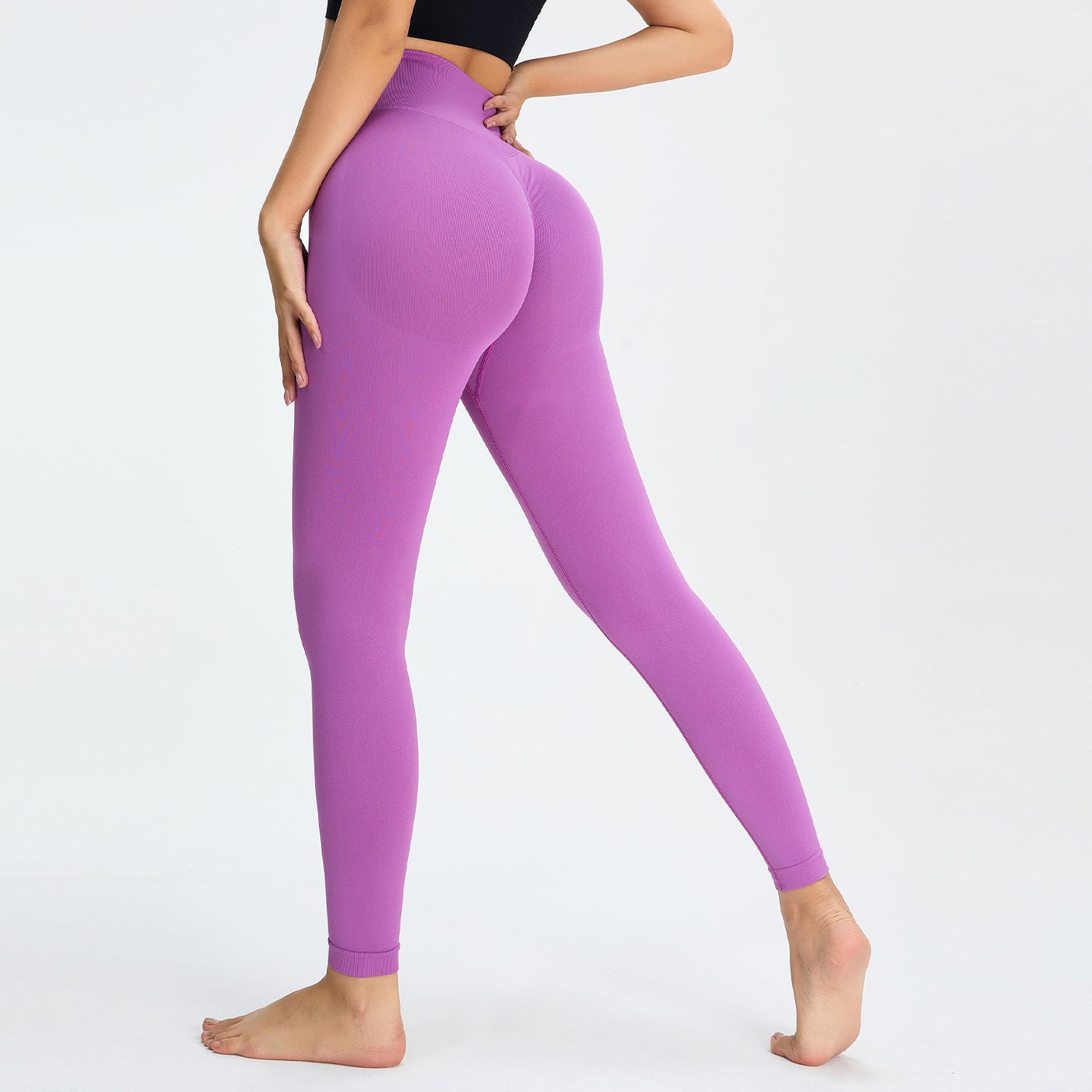 HIGH WAIST BOOTY SCULPTING SEAMLESS LEGGINGS