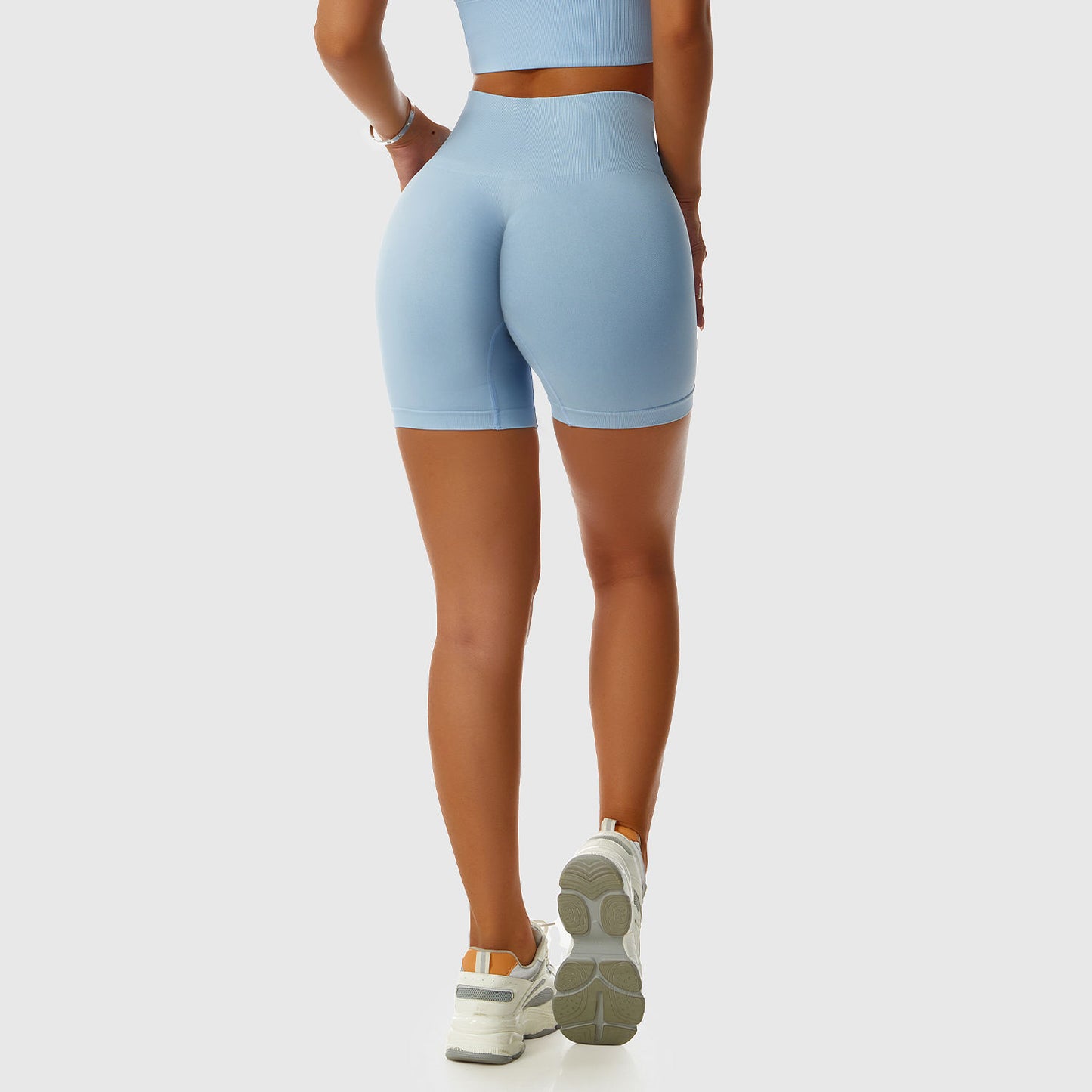 SEAMLESS HIGH STRETCH HIGH WAIST SHORTS