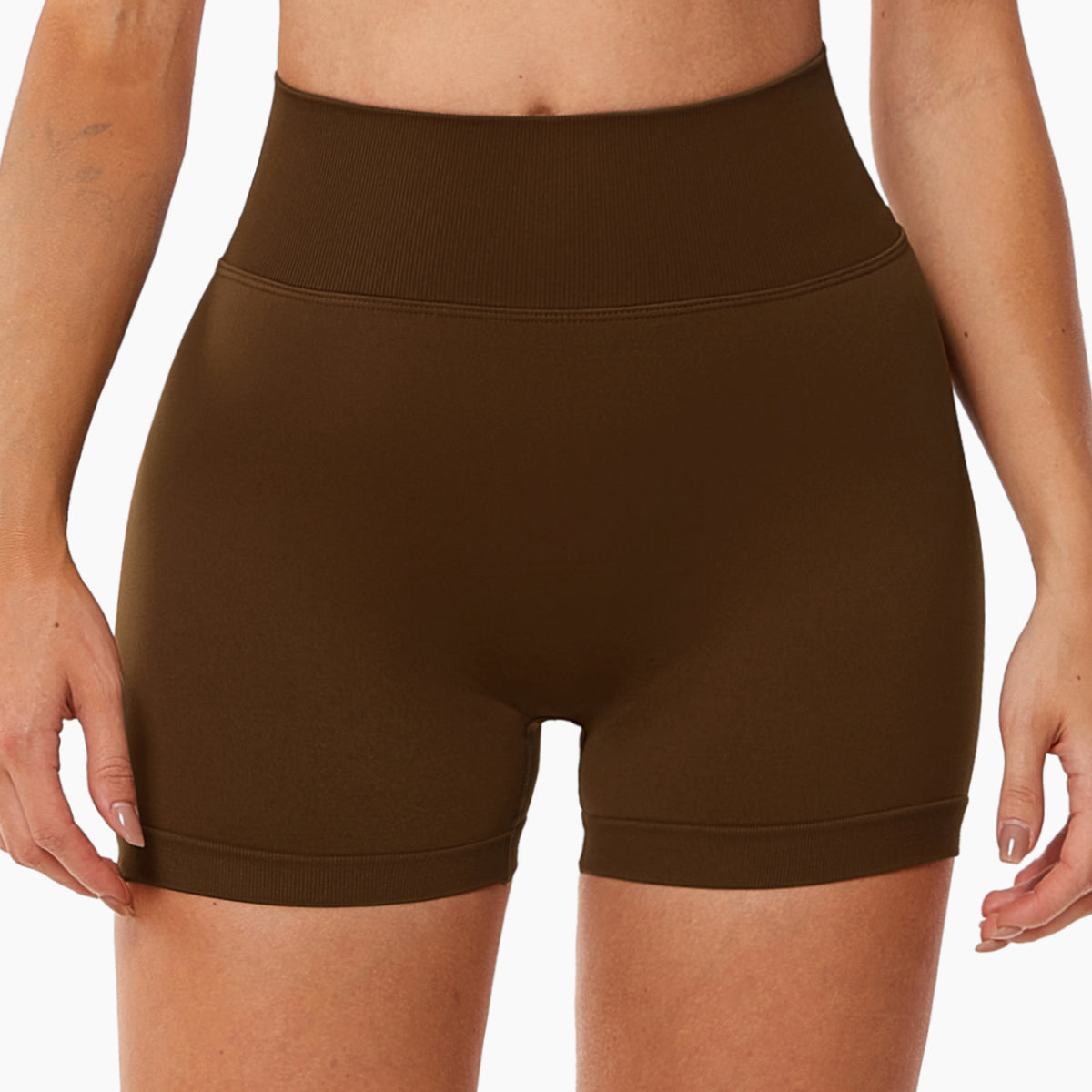 SEAMLESS BACK V WAIST BOOTY CINCHED SHORTS