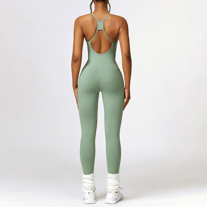 BACKLESS STRAPPY CAMI JUMPSUIT