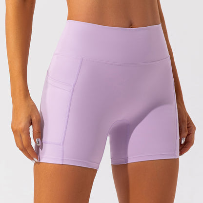BOOTY SCULPTING BIKER SHORTS WITH POCKET
