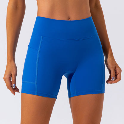 BOOTY SCULPTING BIKER SHORTS WITH POCKET
