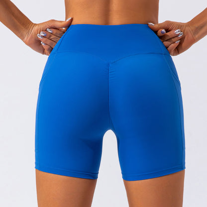 BOOTY SCULPTING BIKER SHORTS WITH POCKET