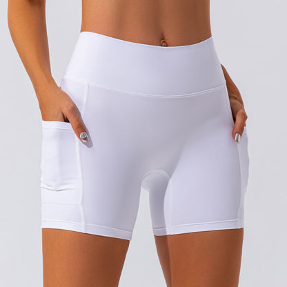 BOOTY SCULPTING BIKER SHORTS WITH POCKET