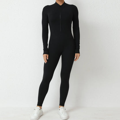 Full Sleeves Zipper Jumpsuit