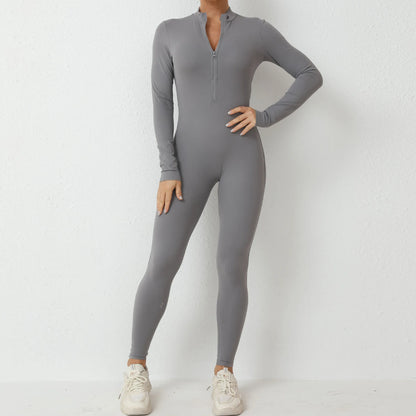 Full Sleeves Zipper Jumpsuit