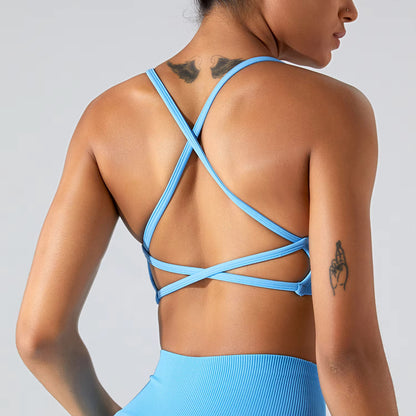 Strappy Back Padded Crop Top