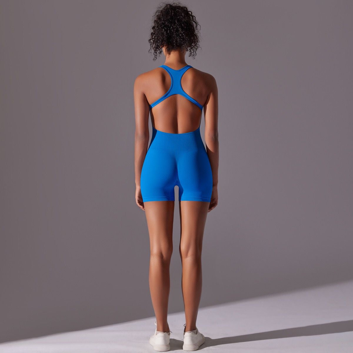 Cutout Backless Strappy Cami Romper