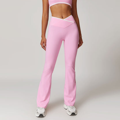 Cross Contrast Binding Leggings