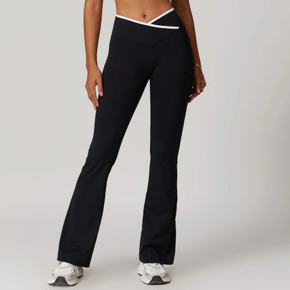 Cross Contrast Binding Leggings