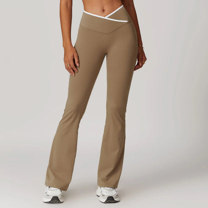 Cross Contrast Binding Leggings