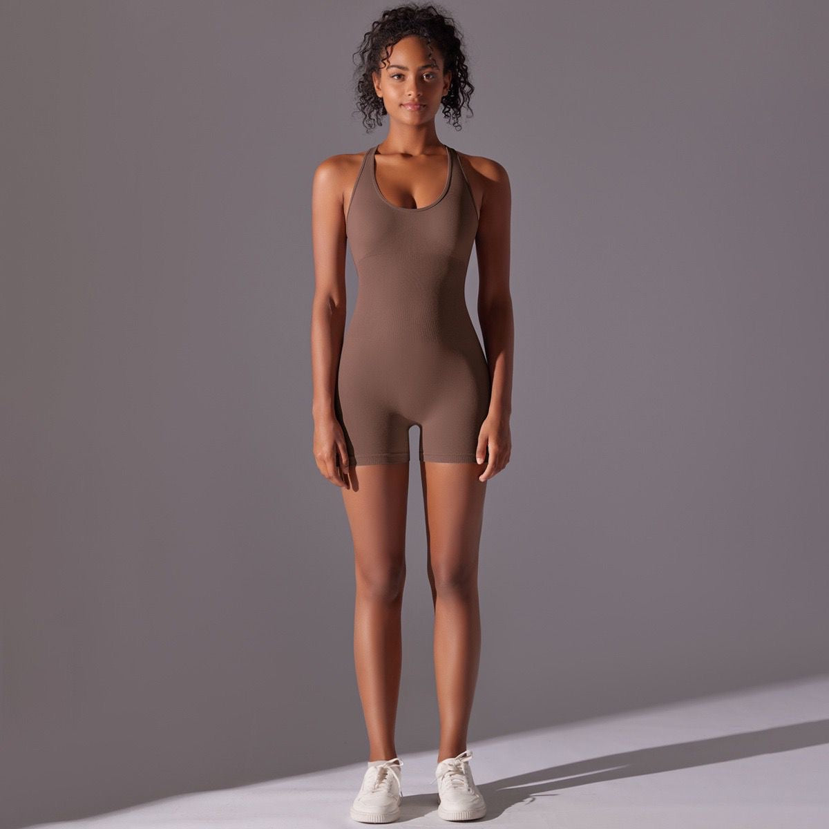 Cutout Backless Strappy Cami Romper