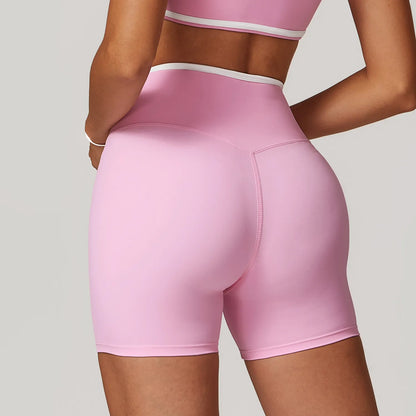 Cross Contrast Binding Shorts